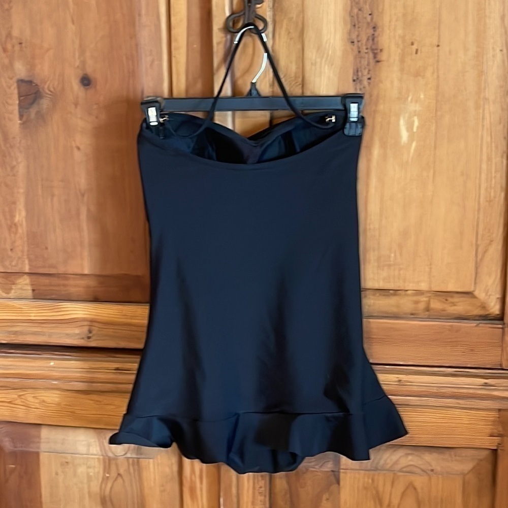 Kenneth Cole Reaction Black One-Piece Swimsuit Sz. 4 - Picture 5 of 16